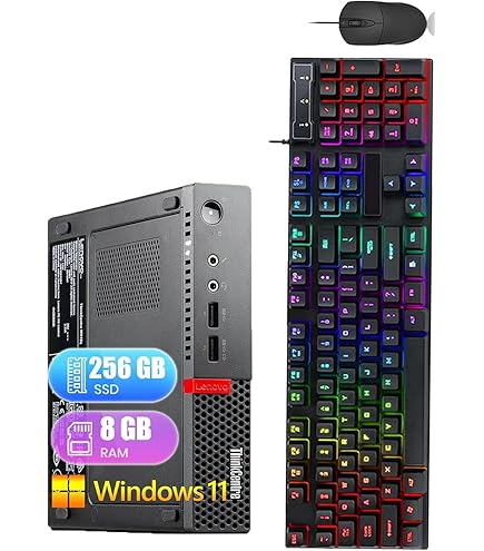 Amazon.com: Lenovo ThinkCentre M715Q Mini Tiny Desktop PC, AMD PRO